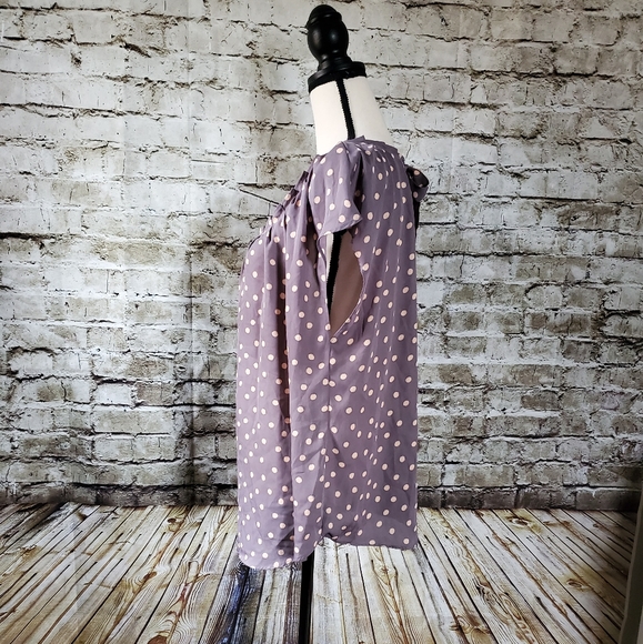 Lauren Conrad polka dot blouse - Picture 3 of 4